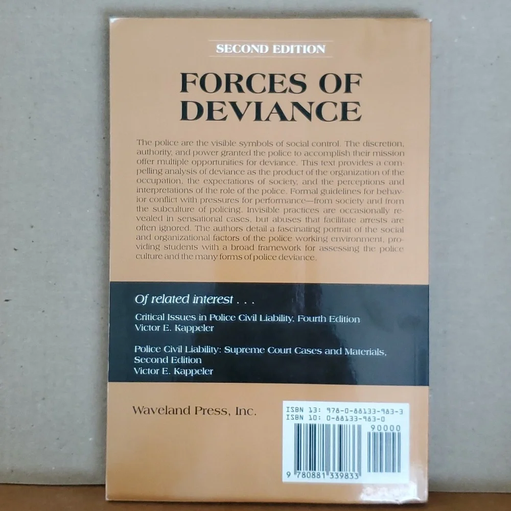 👮 Forces of Deviance paperback book 📚 - Picture 2 of 8